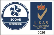 ISOQAR registered, Certificate 1906, ISO 9001